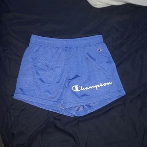 purple champion shorts